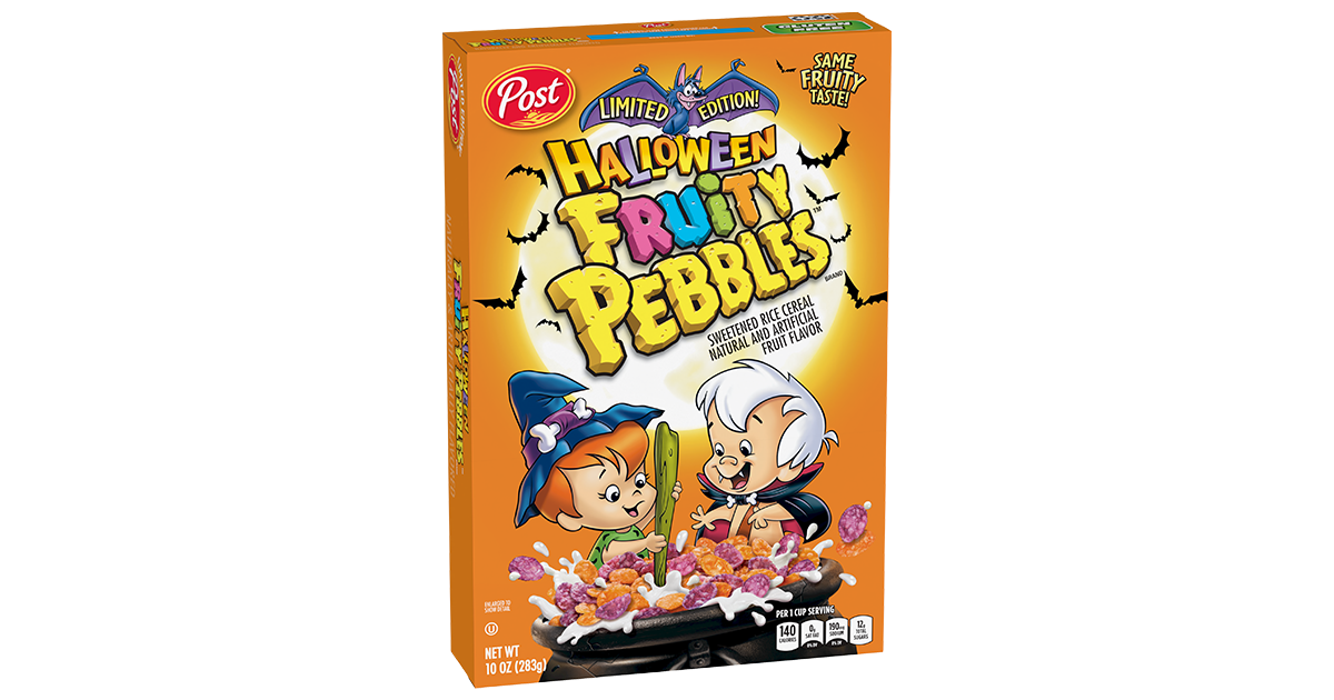 Halloween Fruity PEBBLES Cereal Frighteningly Fruity Crunch