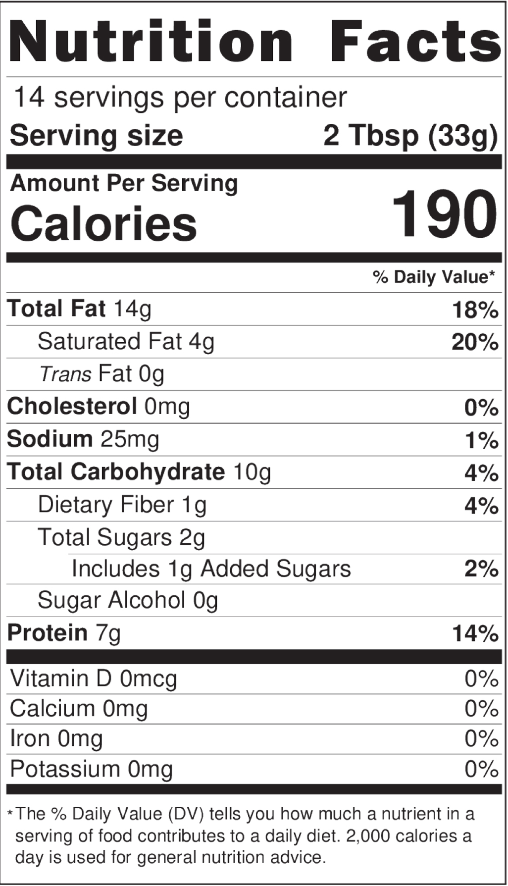 CocoaPEBBLES Fit Butter Nutrition