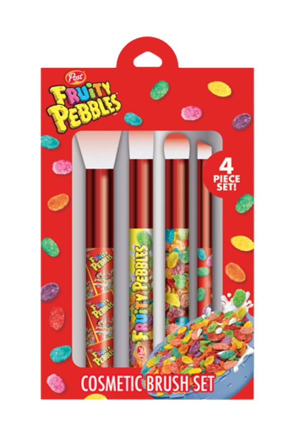 Taste Beauty x Fruity PEBBLES makeup brush set